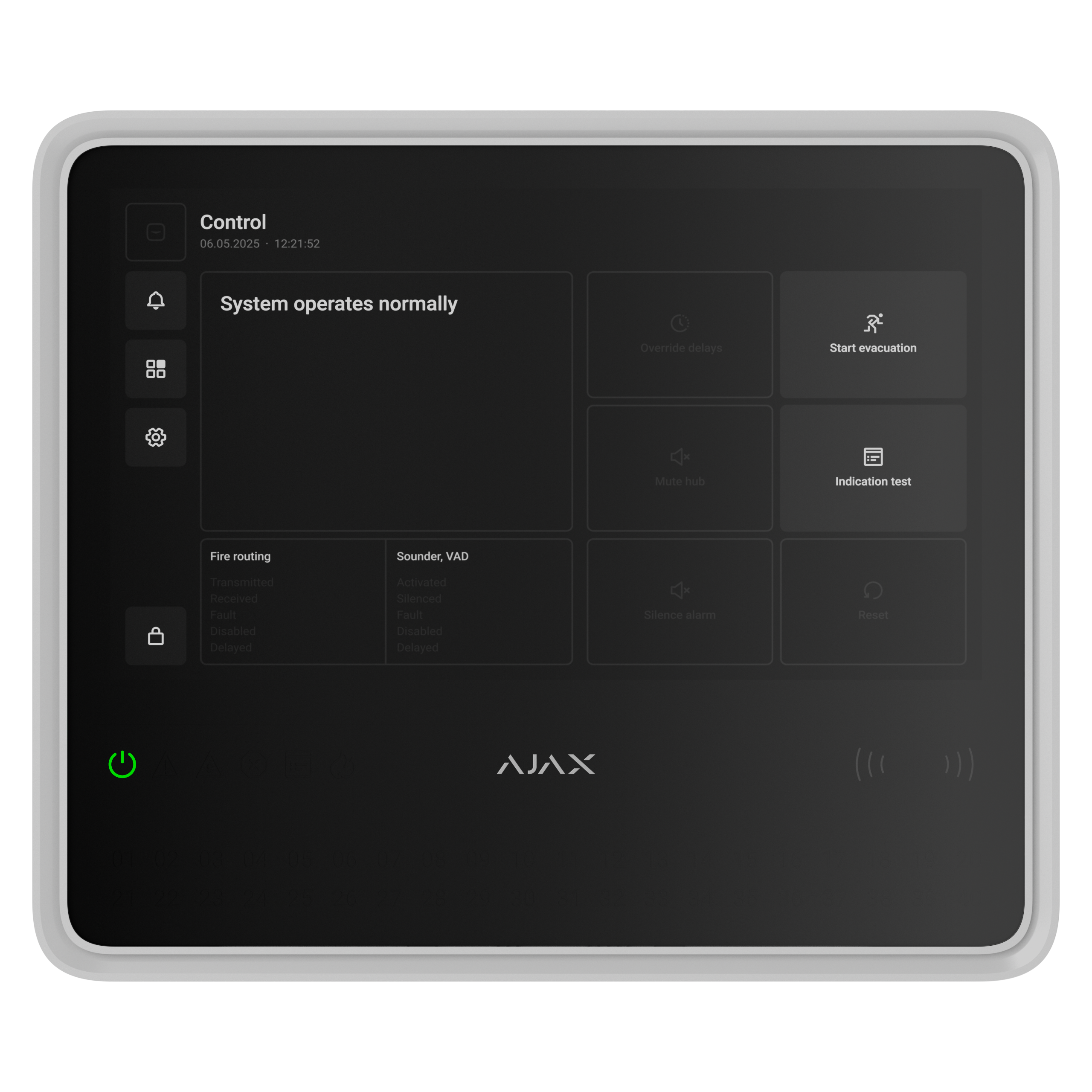 EN54 Fire Hub Jeweller weiß